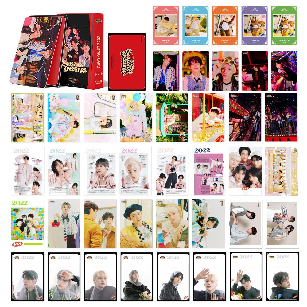 LOMO Card 54 cái/bộ KPOP Boys TXT