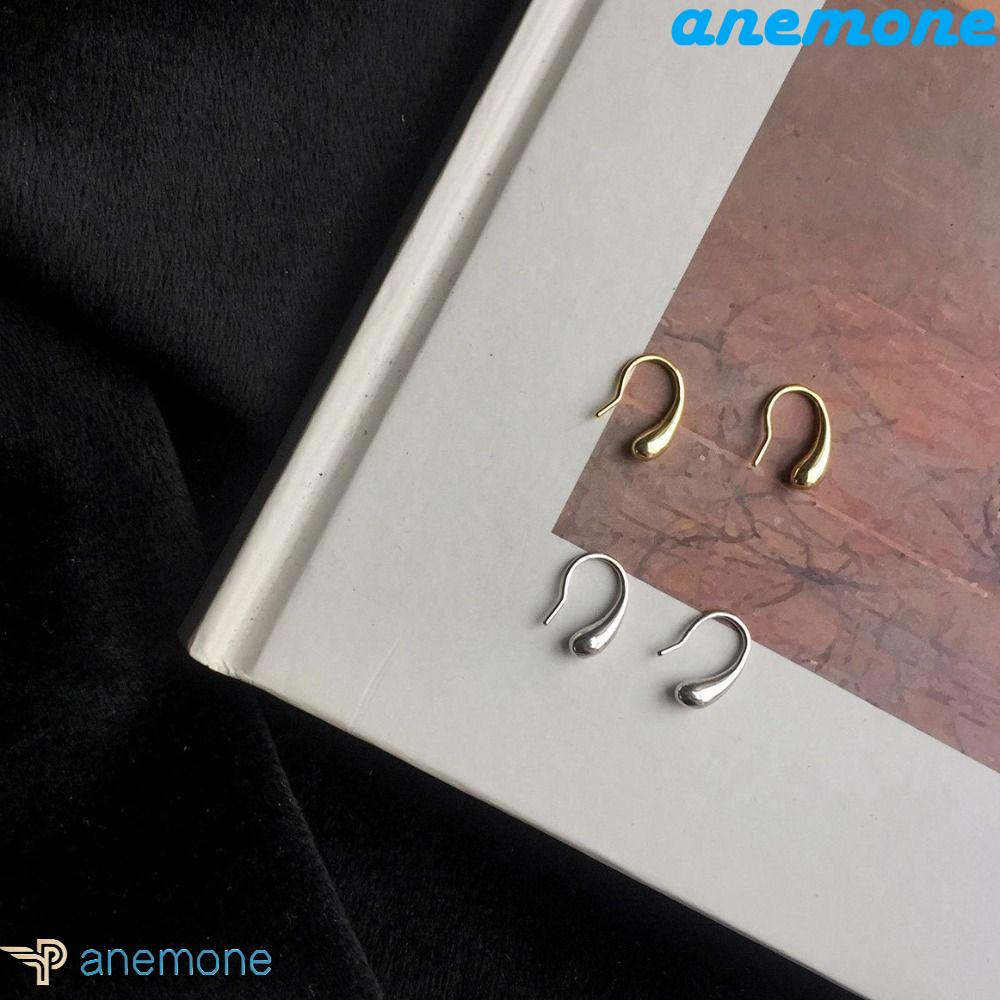 Bông Tai Hình Giọt Nước Bằng Chất Liệu Pvc|Đôi Khuyên Tai Đính Đá Phong Cách Cổ Điển Thanh Lịch Dành Cho Nữ