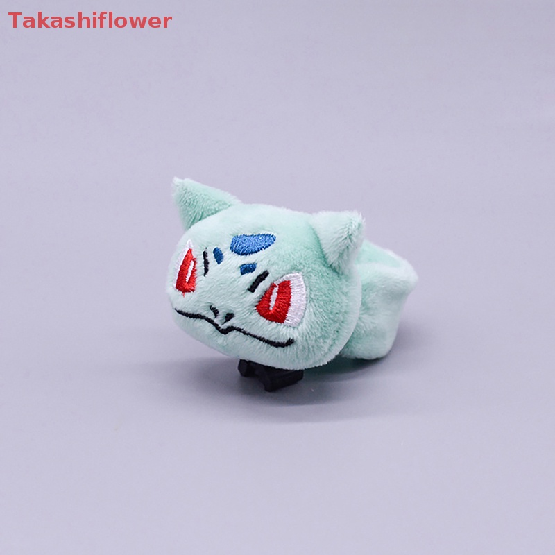 (Takashiflower) Vòng Đeo Tay Vải Lông Nhung Hình Pokemon Có Dây Đeo Cổ Tay Cho Bé Mặc Đầm