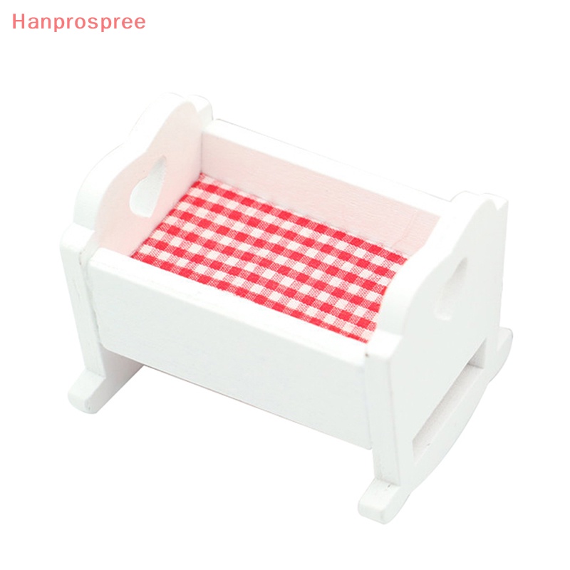 Nôi Ngủ Em Bé Trang Trí Nhà Búp Bê Tỉ Lệ 1: 12