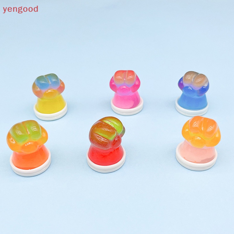 1 Đồ trang trí Móng Vuốt Mèo Mini Bằng Nhựa Resin Màu Sắc Ngẫu Nhiên Dùng Trang Trí DIY