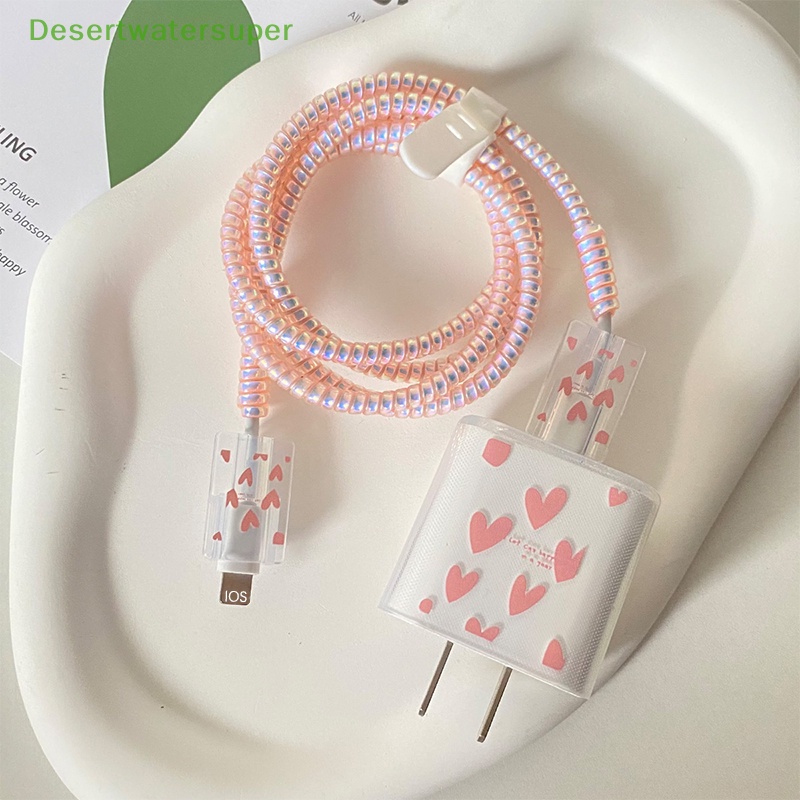 1 Bộ Vỏ Bảo Vệ Dây Cáp Sạc 18W / 20W