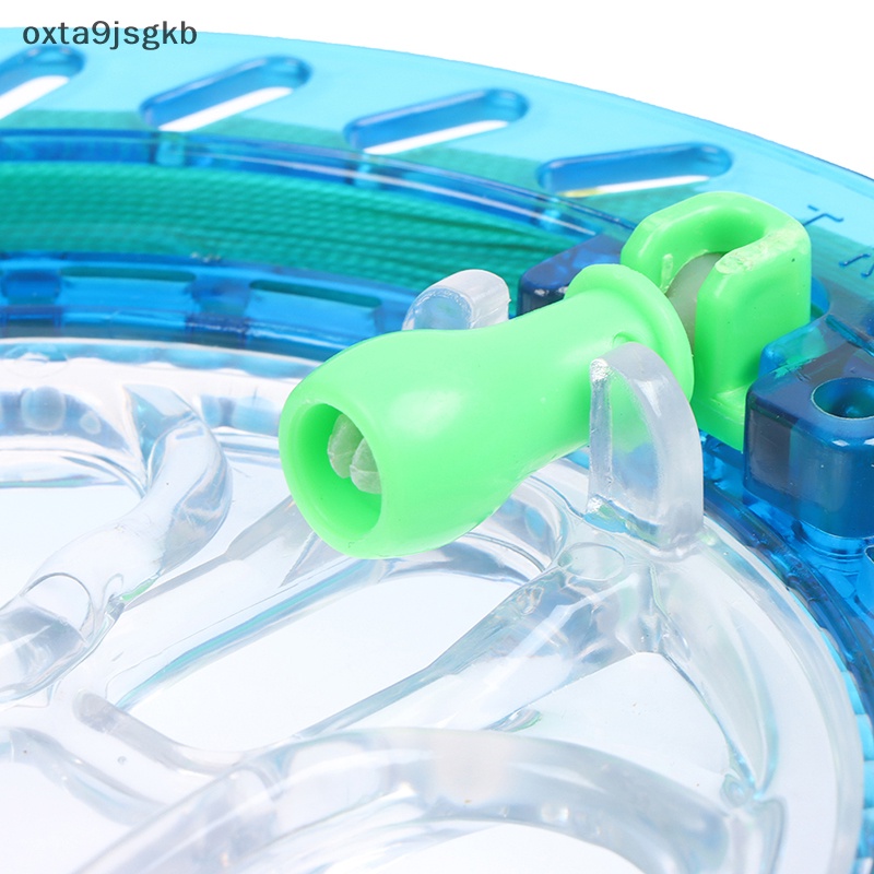 Máy câu dây diều pha lê ABS 18cm có bóng 200M có khóa thiết bị câu cá