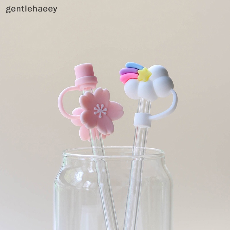 Nắp Đậy Ống Hút Bằng Silicon Chống Bụi Có Thể Tái Sử Dụng Họa Tiết Hoạt Hình