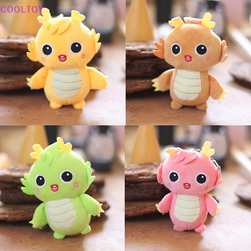 Thú Nhồi Bông Hình Khủng Long Hoạt Hình 12CM Trang Trí Túi Xách