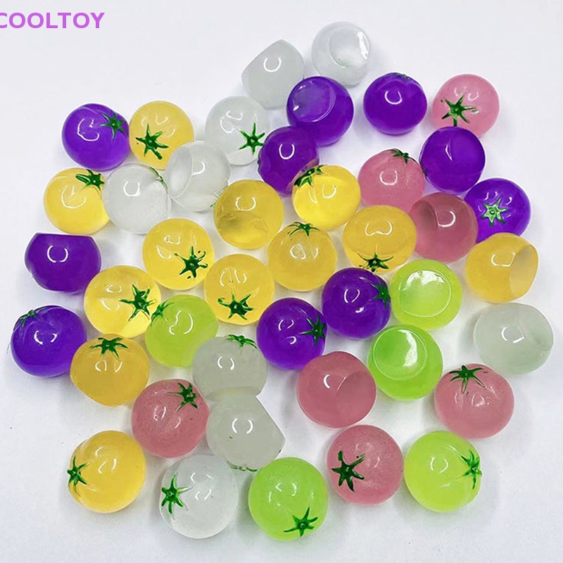 Bộ 5 Quả Cà Chua Mini Bằng Nhựa Phát Quang Dùng Trang Trí