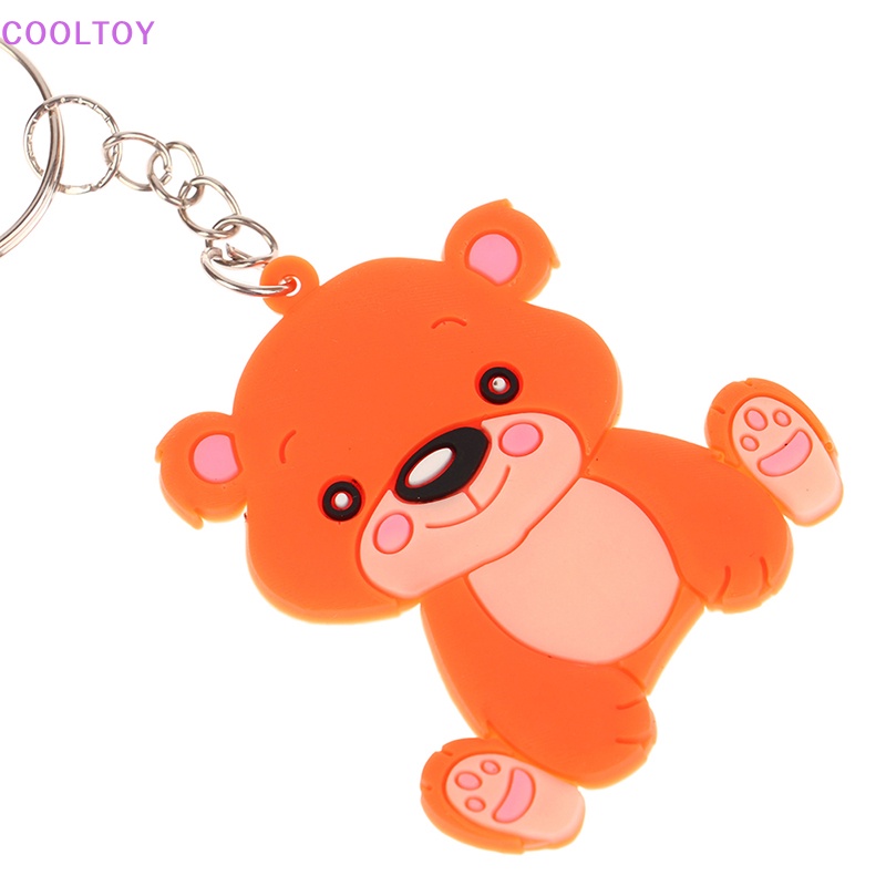 1 Vỏ Silicon PVC Mềm Bọc Chìa Khóa Hình Động Vật Hoạt Hình Dễ Thương