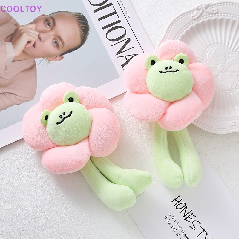 Thú Nhồi Bông Hình Ếch Và Hoa Hướng Dương Mềm Mại Đáng Yêu Cho Bé
