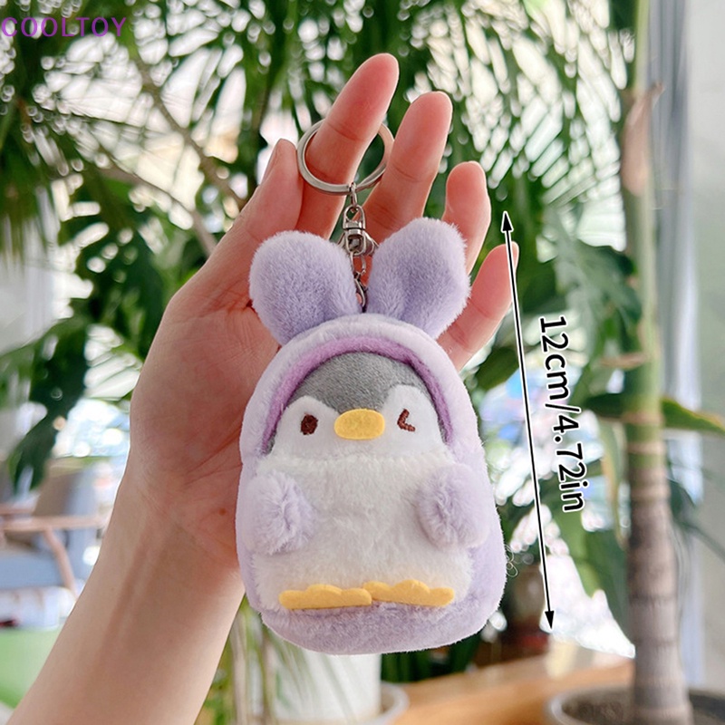 Móc Khóa Hình Chim Cánh Cụt Nhồi Bông Dễ Thương