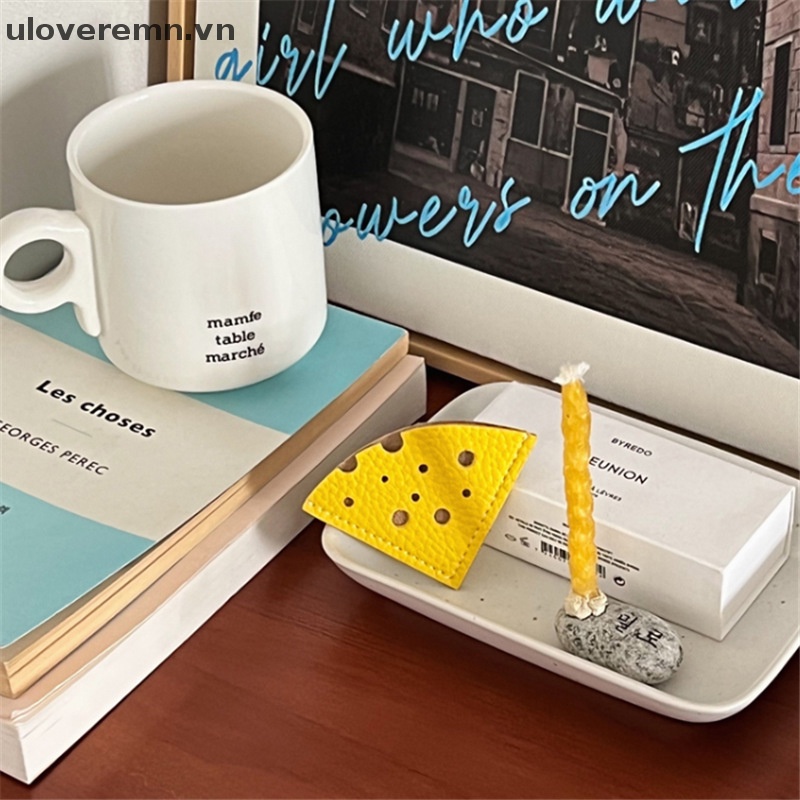 Uloveremn 1 Bookmark Da Thật Mini Họa Tiết Hoạt Hình Dễ Thương Làm Quà Tặng Giáo Viên