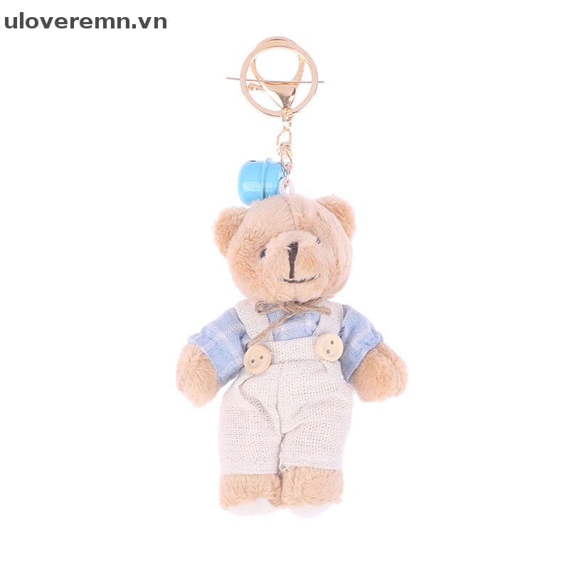 Uloveremn Móc Khóa Vải Lanh Hình Thỏ Dễ Thương Phong Cách Đồng Quê Dành Cho Cặp Đôi