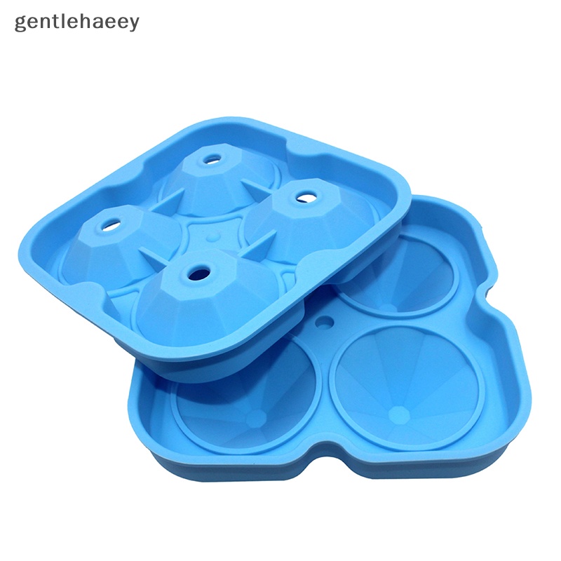 Khuôn Silicone Làm Đá Viên / Sô Cô La 4 Ngăn Tạo Hình 3D DIY