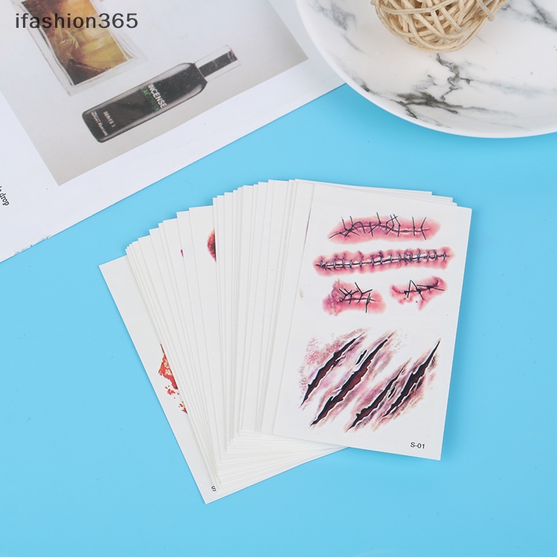 Sticker Vết Thương Giả Chống Thấm Nước Dùng Hóa Trang Halloween ifashion365