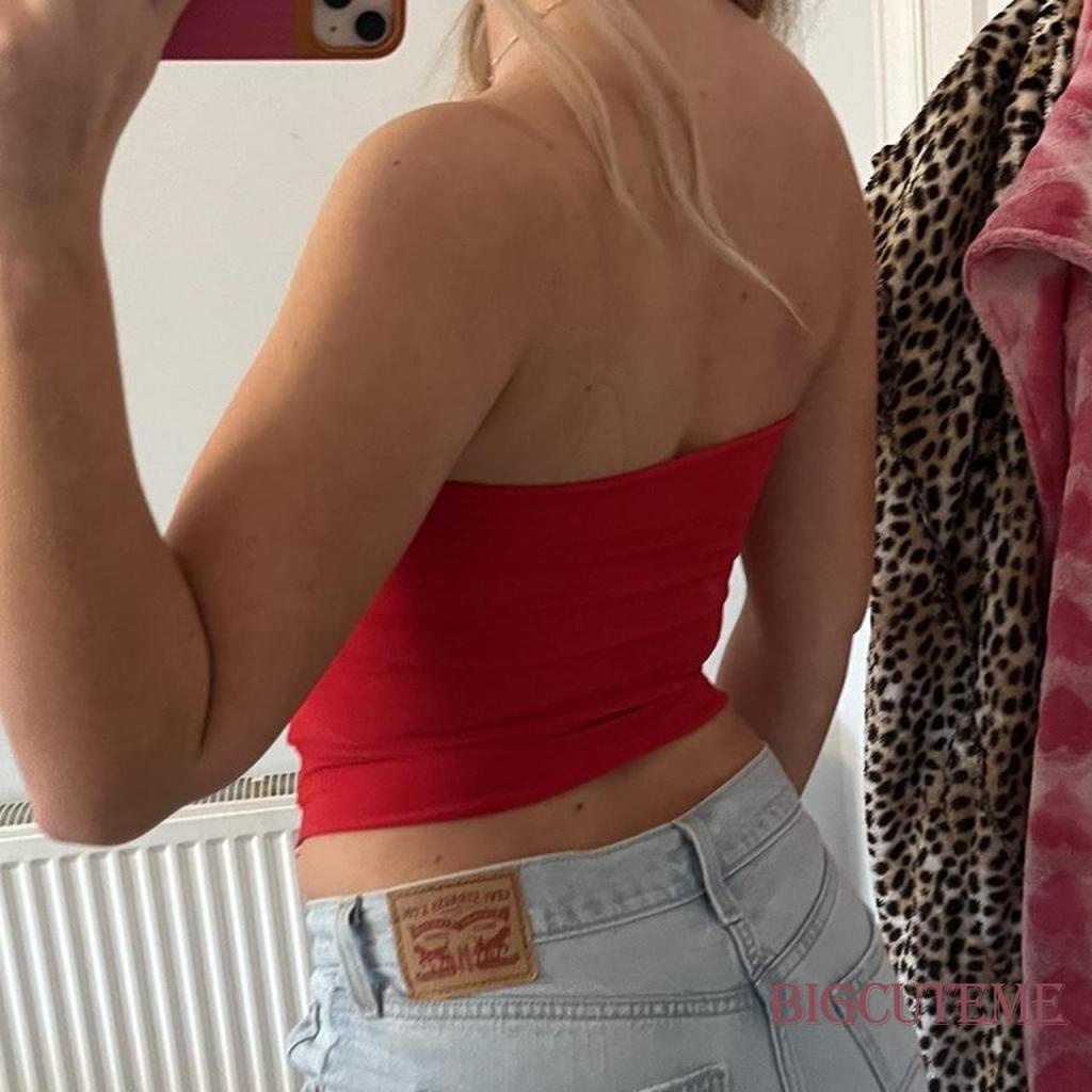 Áo Ống Ngắn Không Tay Màu Trơn / In Hoa Thời Trang Mùa Hè Dành Cho Nữ