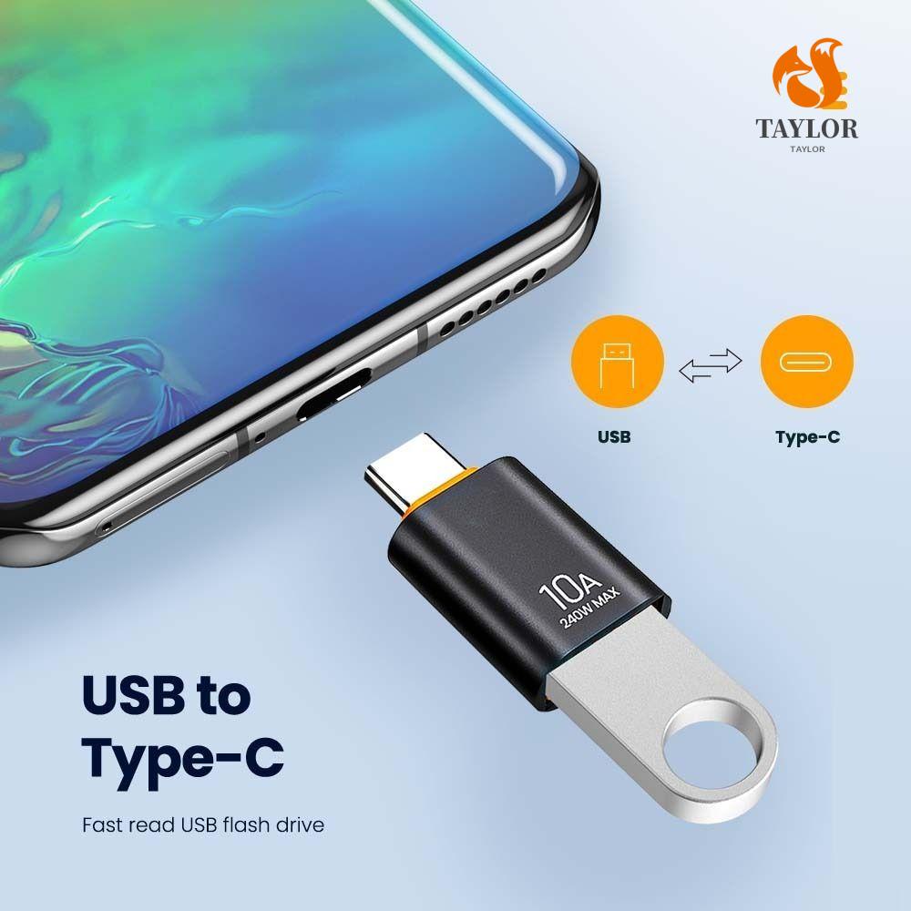 Bộ ChuyểN ĐổI USB 3.0 Sang Type C TAYLOR1 10 Gbps 10A Cho ĐiệN ThoạI