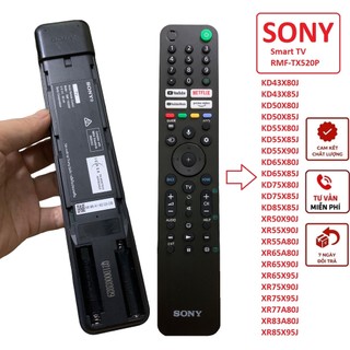 Điều khiển tivi Sony Smart giọng nói 4K 8K thông minh RMF-TX520P, Remote sony tivi smart có voice