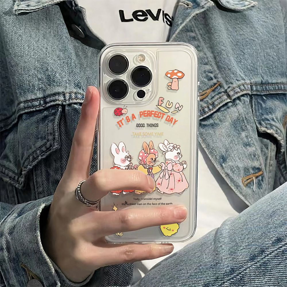✅Ốp Điện Thoại Dẻo Họa Tiết Chú Thỏ Dễ Thương Chống Sốc Cho Iphone12Plus 78 max11 1314proiPhone12plus 6In NZ37