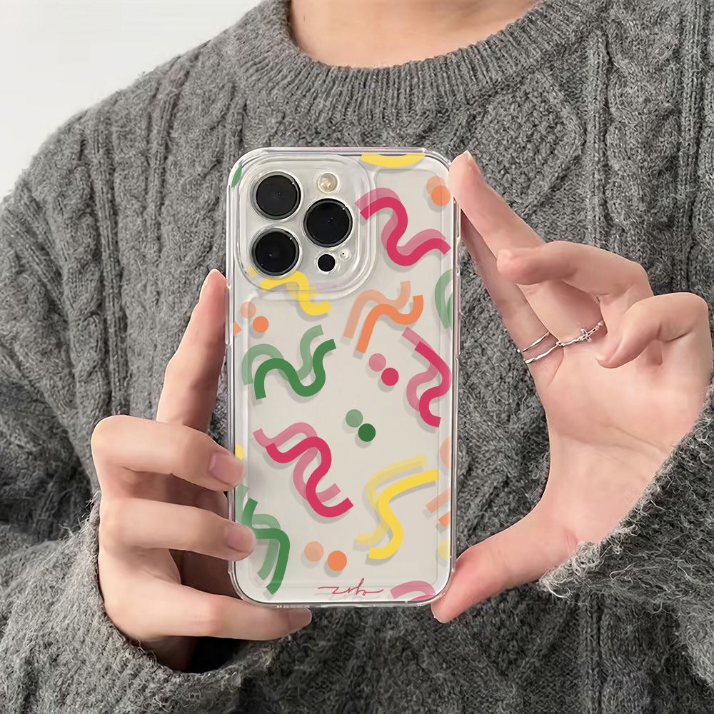 ✅Ốp Điện Thoại Mềm Chống Sốc Họa Tiết Chấm Bi 6In OXUX 13 Cho iPhone1214pro max78 plus11