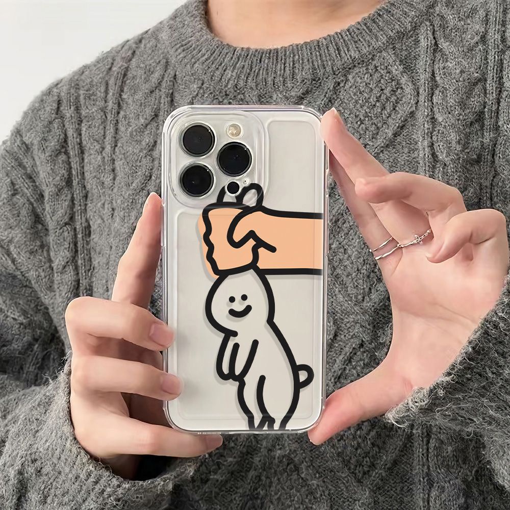 ✅Ốp Điện Thoại Mềm Hình Thỏ Trắng Chống Sốc Cho iPhone12 max7814pro13 6Splus 11