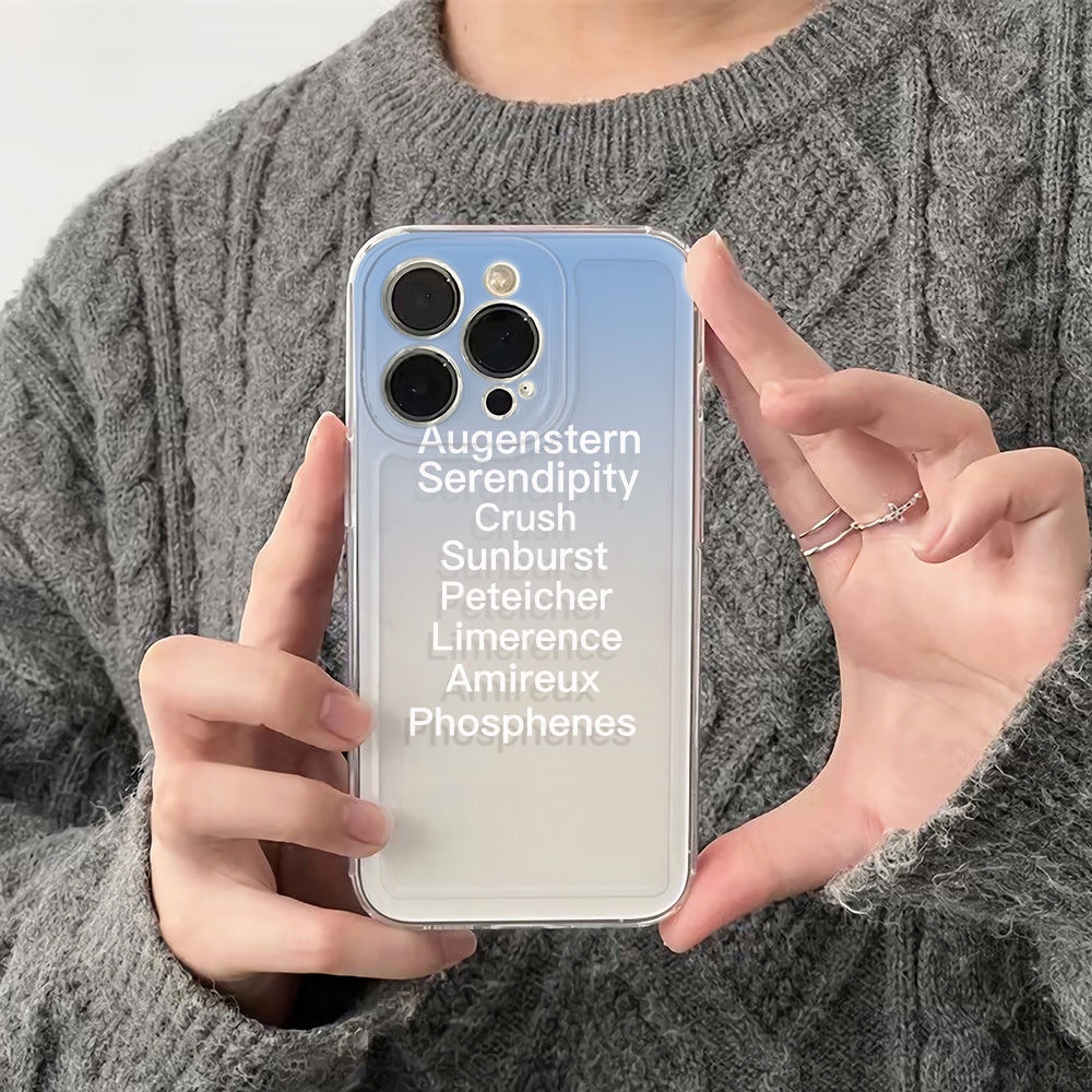 ✅Ốp Điện Thoại Mềm Chống Sốc Màu Gradient Cho Iphone 13iphone1211 Matcha 78plus 14pro 6In MMSC