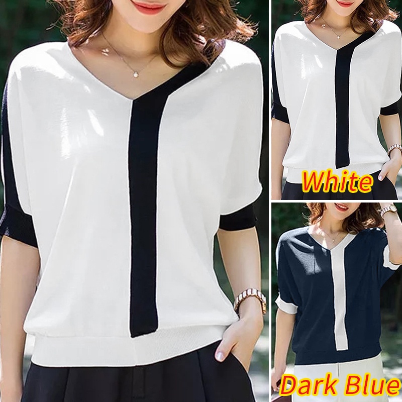 Áo thun nữ ZANZEA tay lỡ cổ tròn thời trang Hàn Quốc