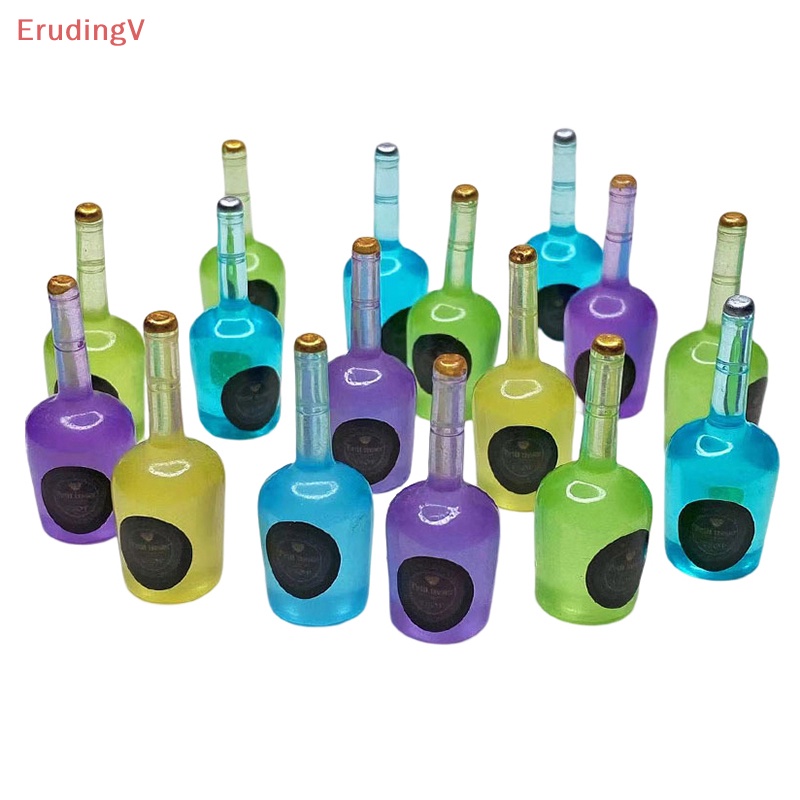 Bộ 5 Bình Đựng Đồ Uống Mini Bằng Nhựa Phát Quang Hình Hoạt Hình Dễ Thương Trang Trí Đồ Thủ Công DIY