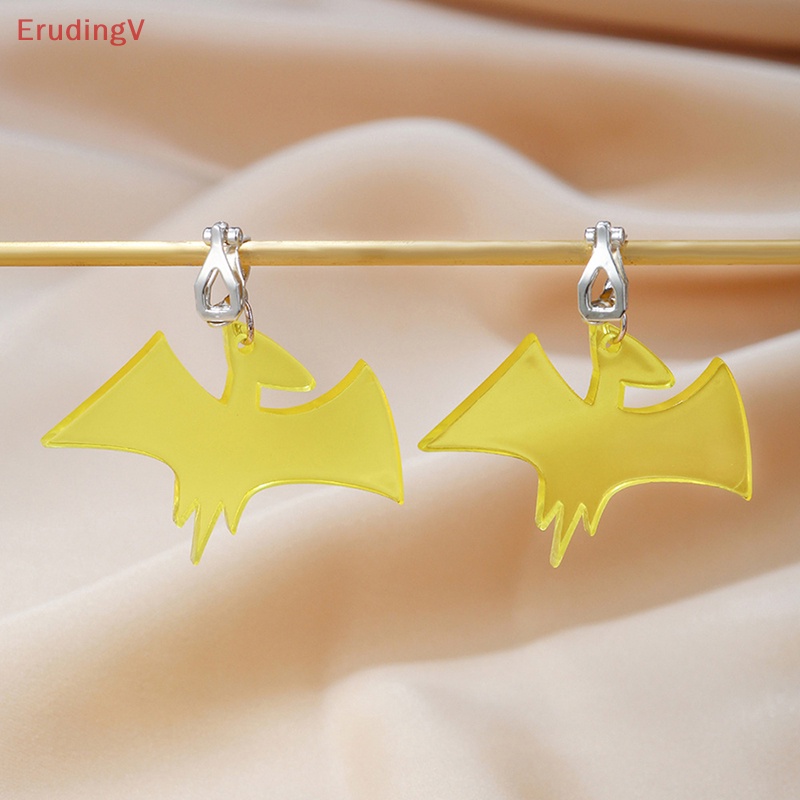 1 Cặp Bông Tai Hình Khủng Long Bằng Acrylic Nhiều Màu Dễ Thương Cho Bé Gái