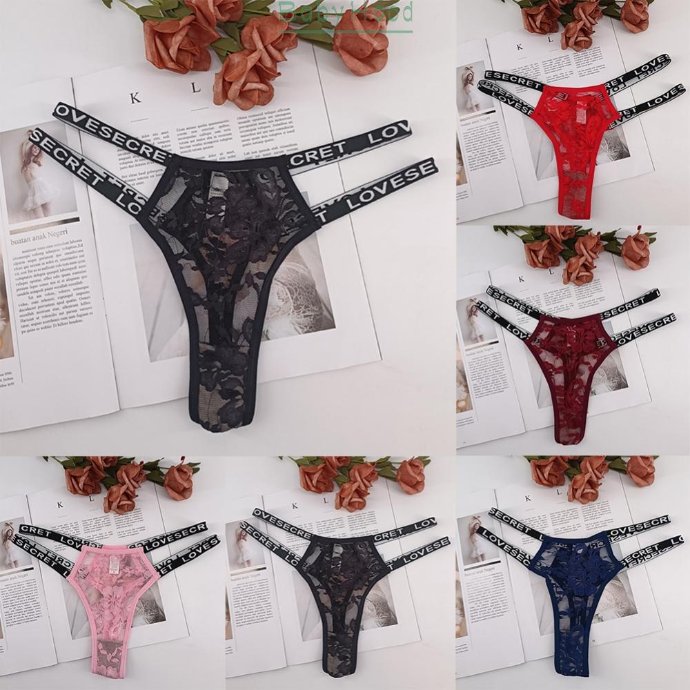 Women's Stylish and Comfortable Lace Thong G String T Back Panties Lingerie Underwear#BBHOOD