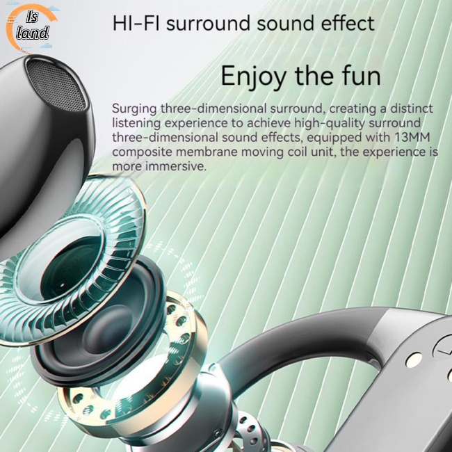 [IS] Tai Nghe Bluetooth Q2s Không Dây Có Màn Hình Kỹ Thuật Số Chống Thấm Nước Gắn Tai Kiểu Dáng Thể Thao