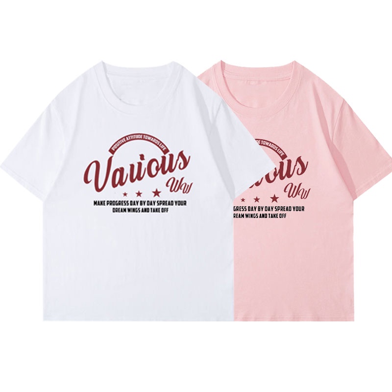 NRVP Áo Thun 100% Cotton Tay Ngắn Phong Cách Hàn Quốc Mới