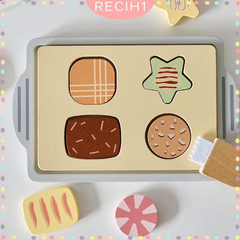 Bộ Đồ Chơi Mô Phỏng Nướng Bánh Quy Và Bánh Ngọt Bằng Gỗ Dành Cho Trẻ Mẫu Giáo