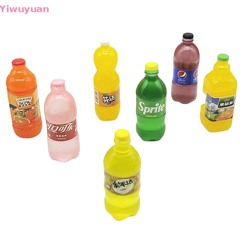 Bộ 5 Mô Hình Bình Nước Phát Quang Mini Bằng Nhựa Resin Trang Trí Điện Thoại DIY Mới