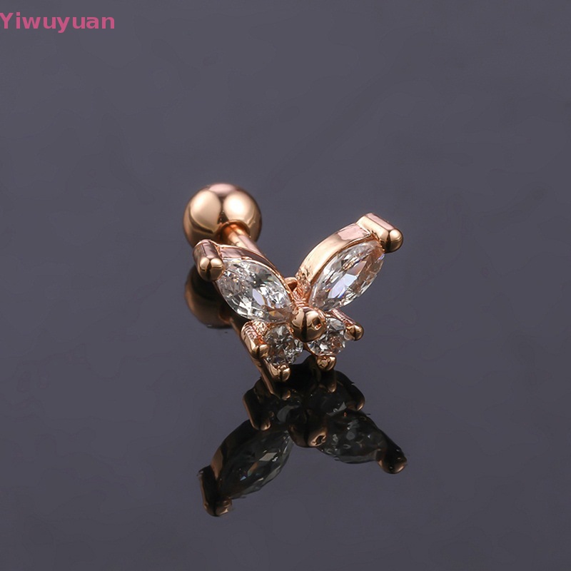 1 Khuyên Tai Xoắn Ốc Hình Bướm Cho Nữ