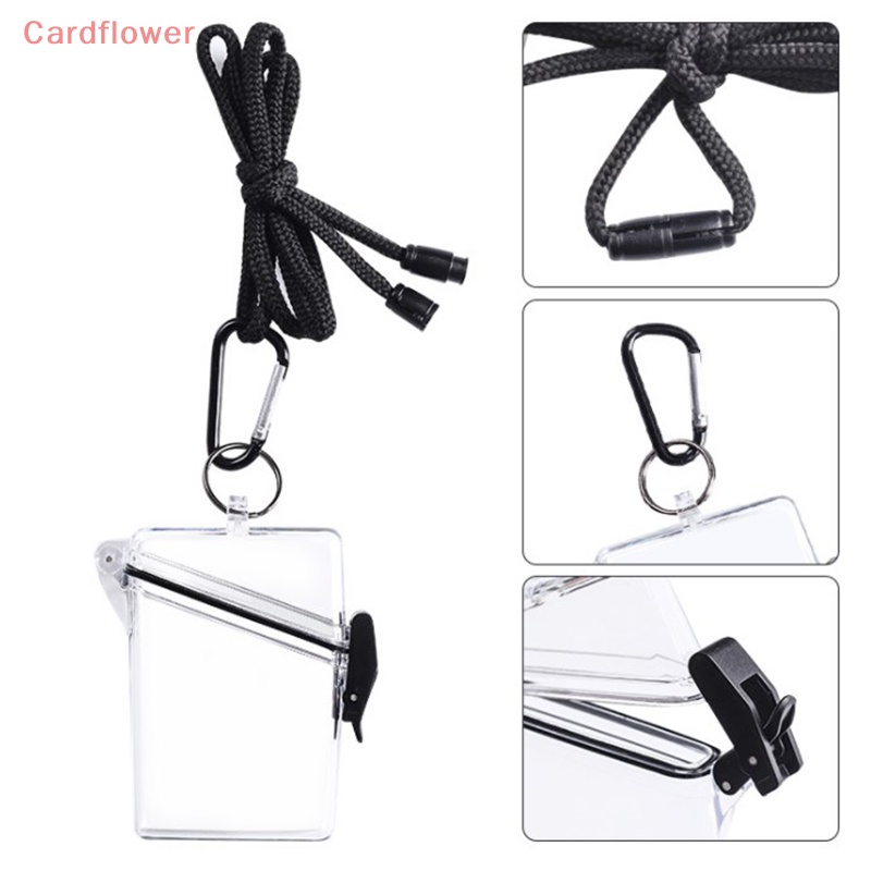 Hộp Acrylic Cứng Chống Thấm Nước Có Dây Đeo Mới