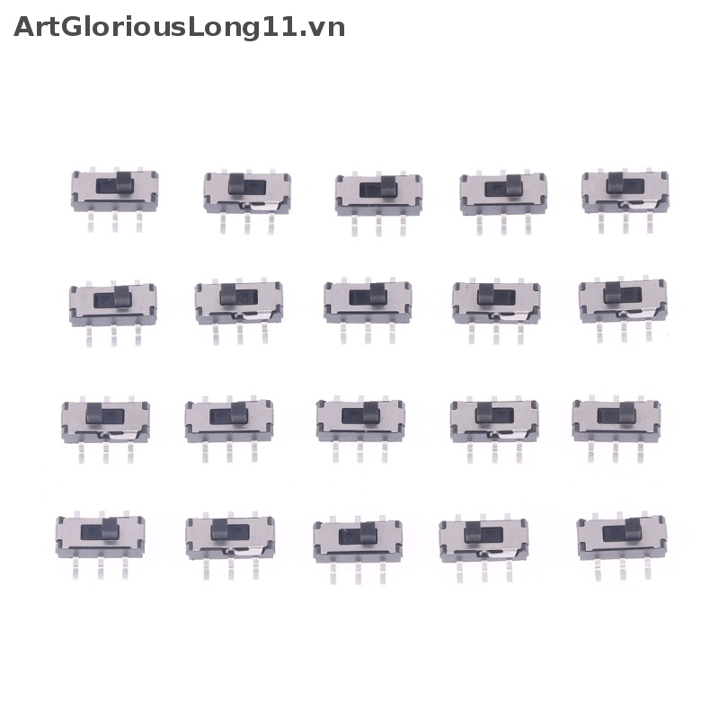 Set 20 Công Tắc Gạt Ngắt MSS-22D18 2P2T 2MM SMD DC 12V Chuyên Dụng
