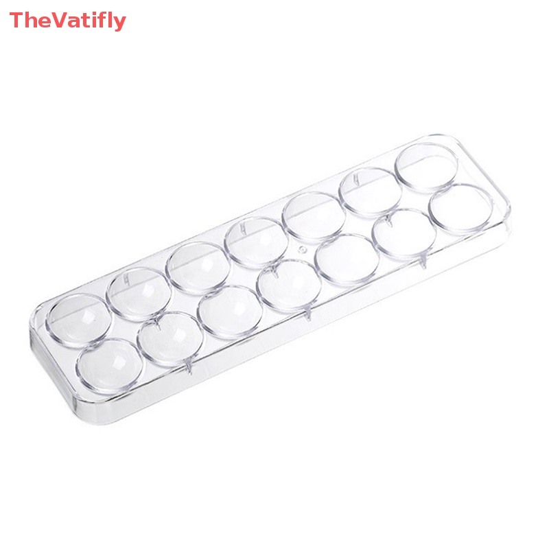 [Thevalifly] Khuôn Làm Bánh 14 Ngăn Hình Cầu Bằng Polycarbonate Cứng