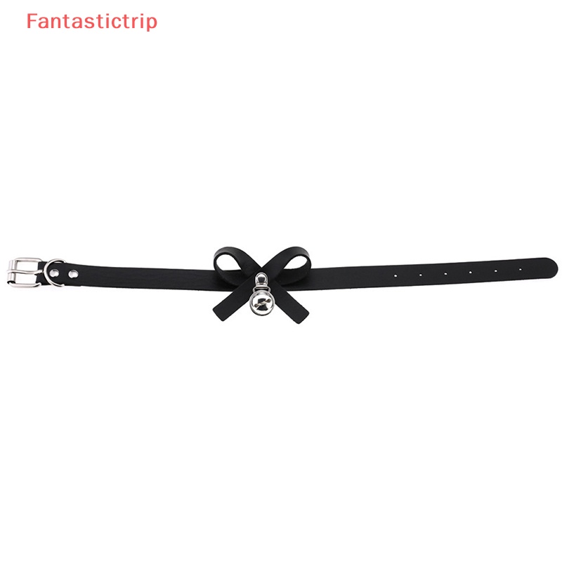 [Fantastictrip] Vòng Cổ Choker Bằng Da Phong Cách Punk Gothic Thời Trang Cho Nam Và Nữ