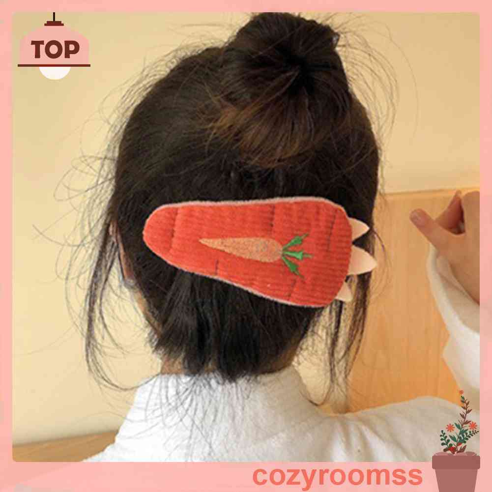 Kẹp Tóc Trang Điểm Hình Thú &amp; Trái Cây Dễ Thương Cho Nữ