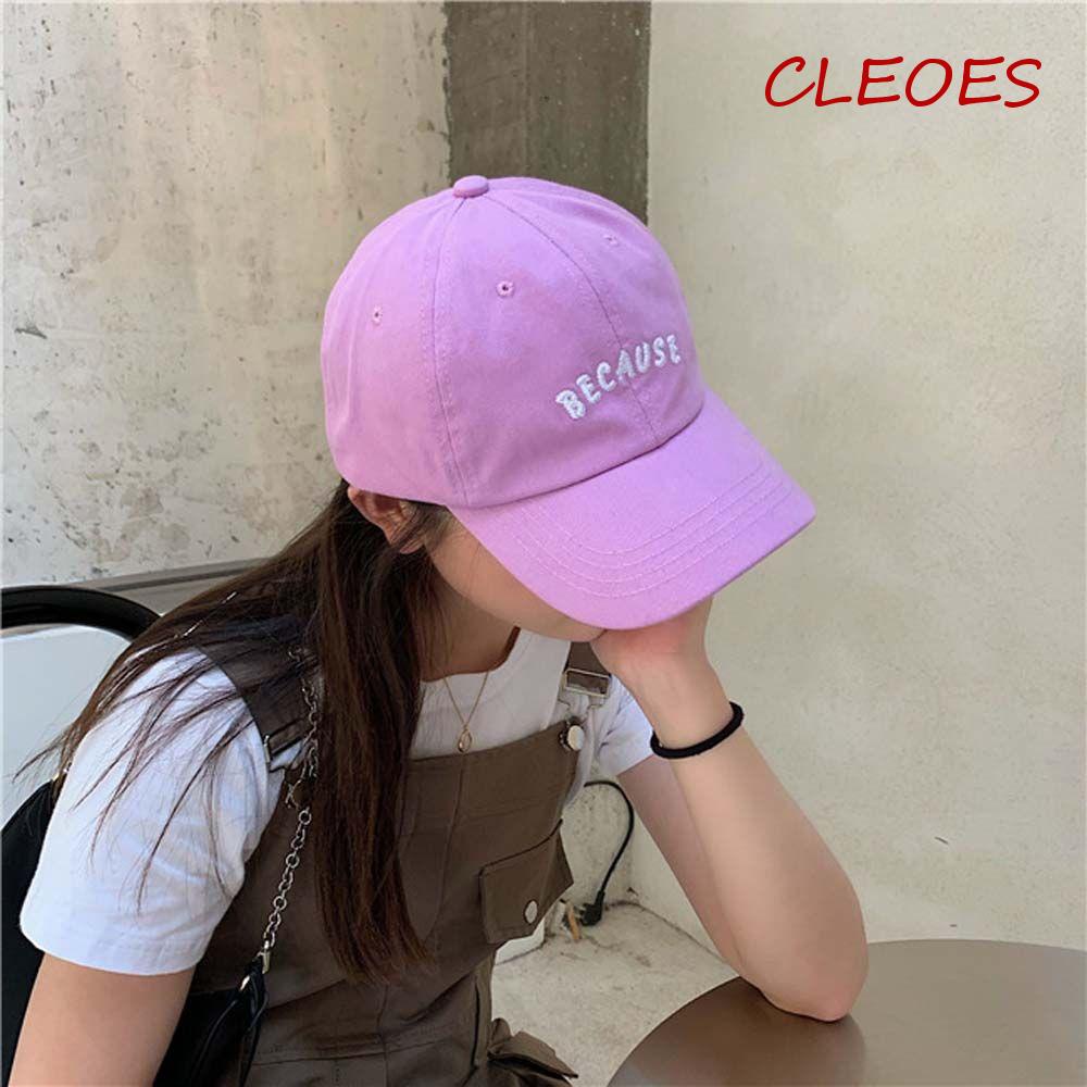 Mũ Lưỡi Trai Cotton Thêu Chữ CLEOES Phong Cách Hip Hop Thời Trang Cho Nam Và Nữ