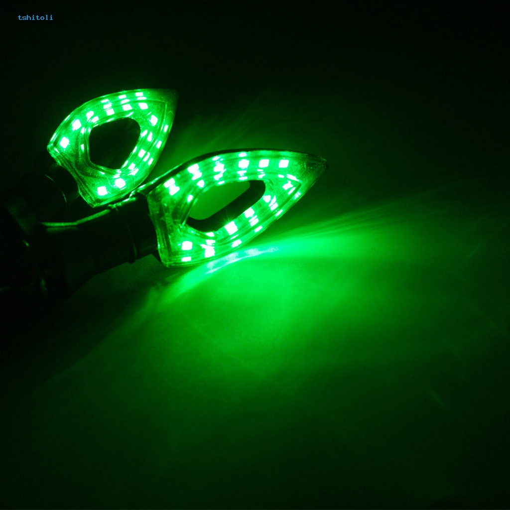 1 Cặp Đèn Tín Hiệu Xi Nhan Hình Trái Tim Cho Xe Máy