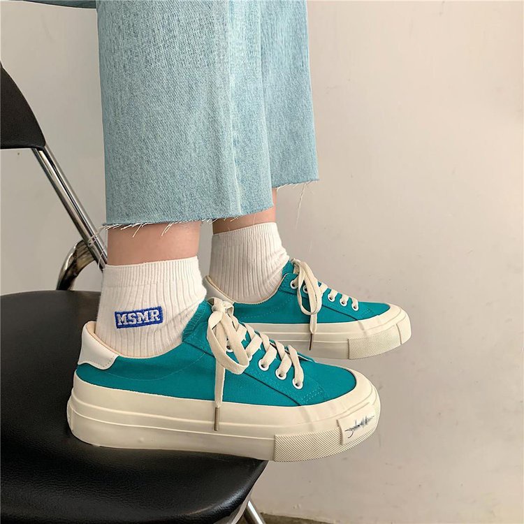 Giày Thể Thao Vải canvas Đế Dày Thời Trang Hàn Quốc Mới