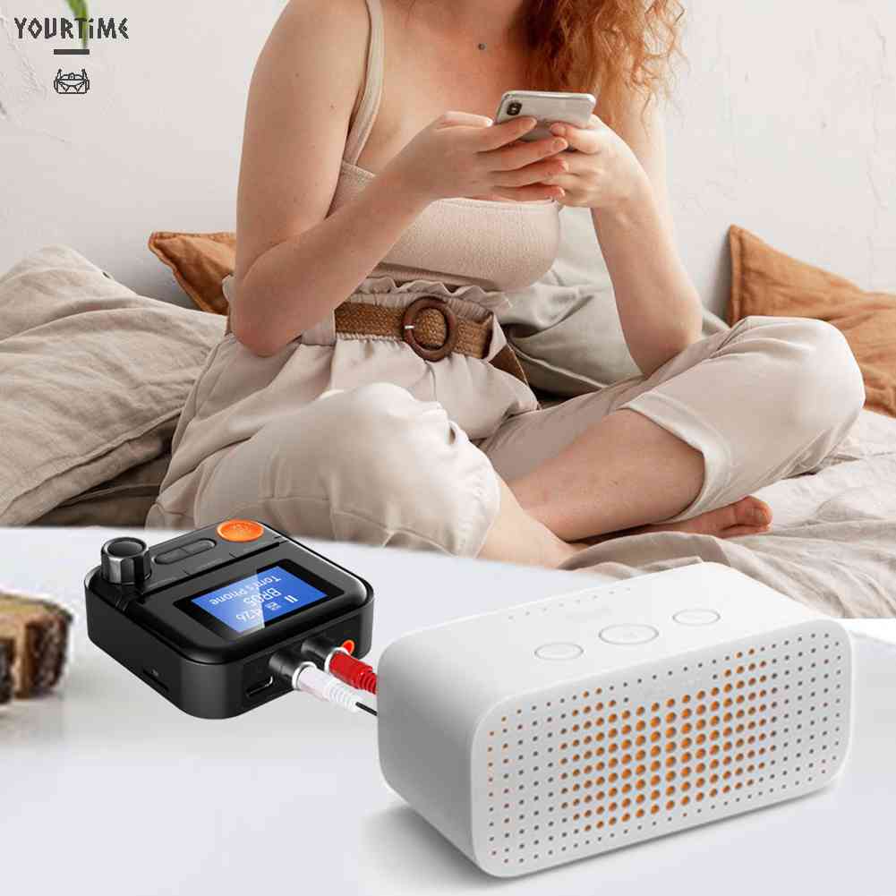 Thiết Bị Truyền Nhận Tín Hiệu Bluetooth 5.2 AUX 2RCA TF Cho TV / Máy Tính