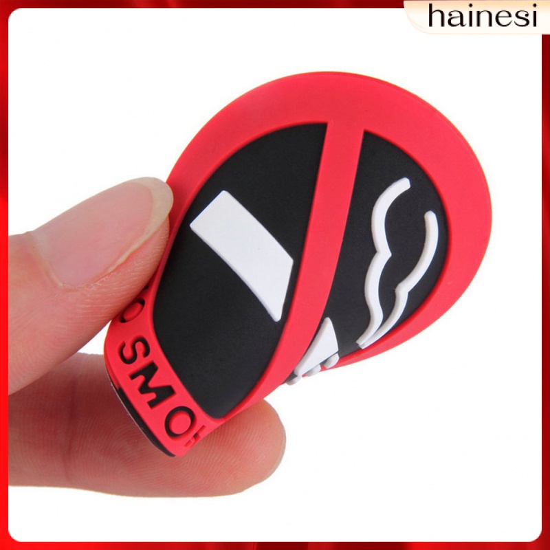 Set 10 Miếng Dán Tự Dính Bền Bỉ In Hình Biển Báo No Logo Cho Xe Hơi