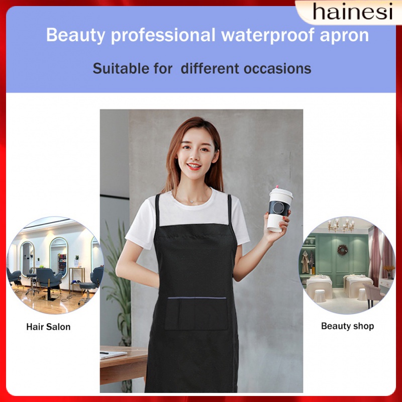 Tạp Dề Màu Đen Chuyên Dụng Cho Thợ Làm Tóc