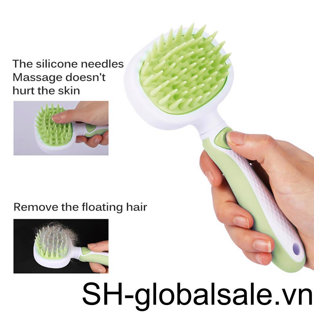Bàn Chải Cao Su Silicone Massage Cho Thú Cưng