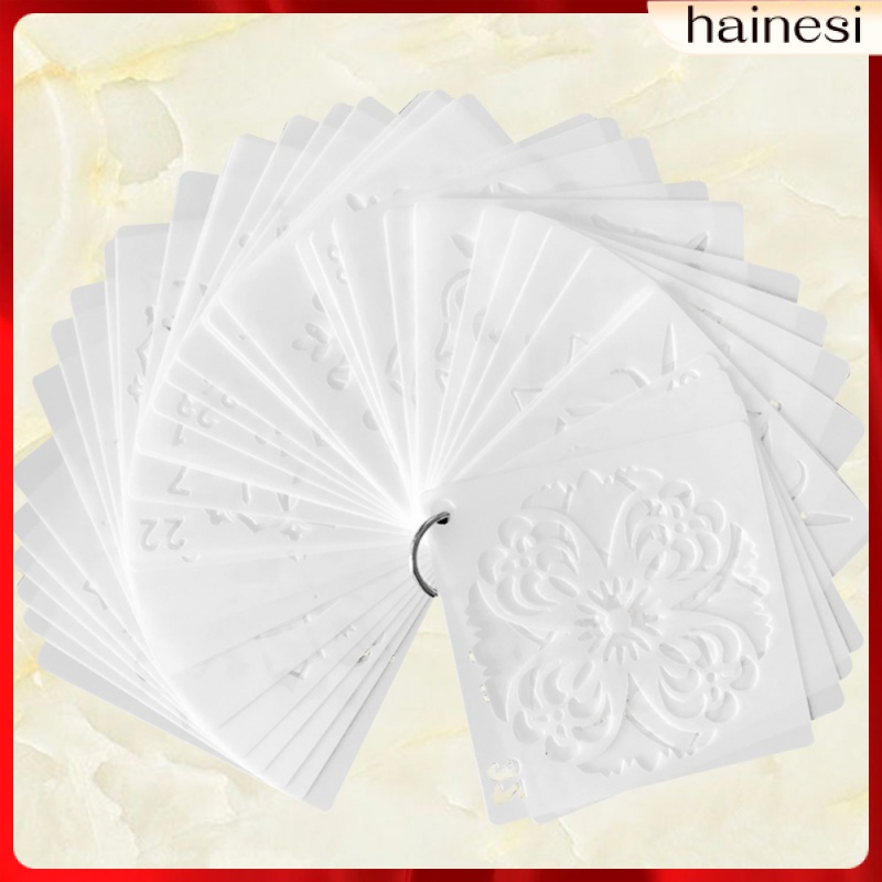 Bộ 36 Khuôn Vẽ Trang Trí