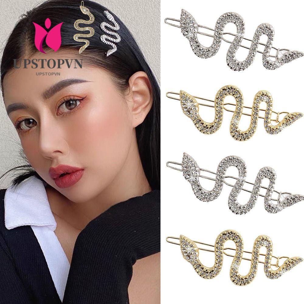 1 Kẹp Tóc Nữ Đính Ngọc Trai Thời Trang|Kẹp Bên Hông Bằng Hợp Kim Phong Cách Vintage