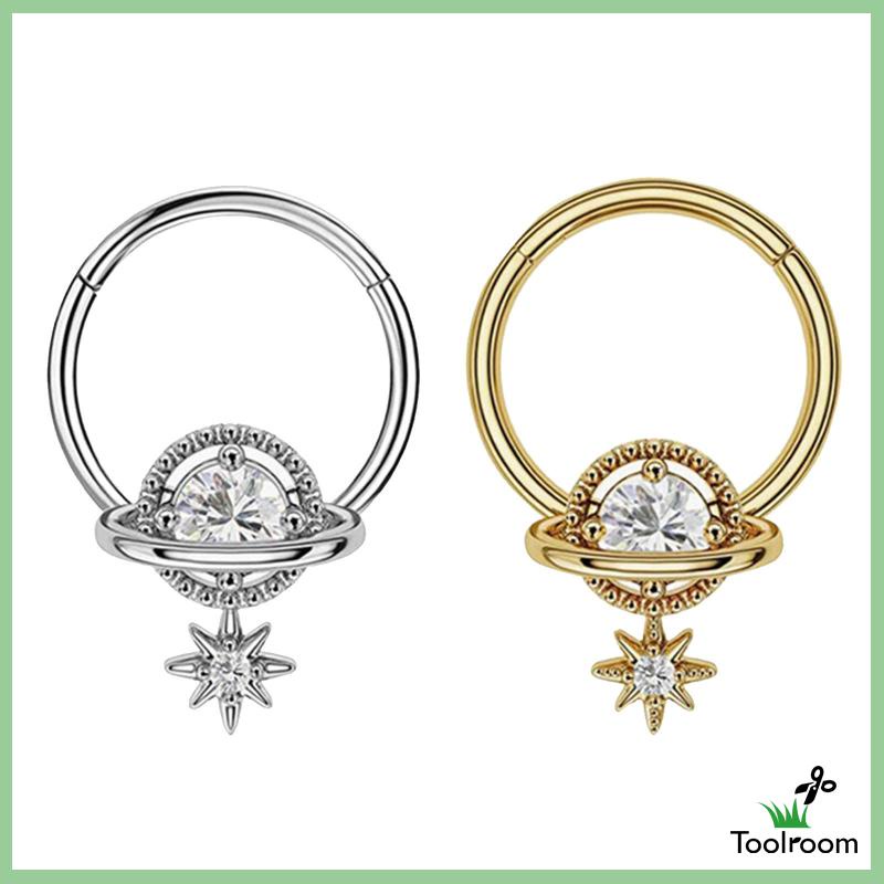 Khuyên Mũi Bằng Thép Không Gỉ Hình Ngôi Sao