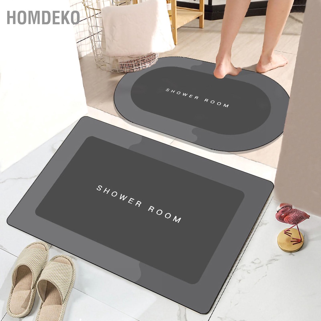 * THẢM LAU CHÂN , THẢM CHÙI CHÂN CHỐNG TRƠN TRƯỢT SIÊU THẤM NHÀ TẮM , NHÀ BẾP 40x60CM, Thảm Chùi Chân Trải Sàn Nhà Thấm Hút Nước Homdeko M.