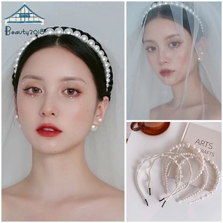 Băng Đô Đính Ngọc Trai Phong Cách Hàn Quốc Xinh Xắn Cho Nữ